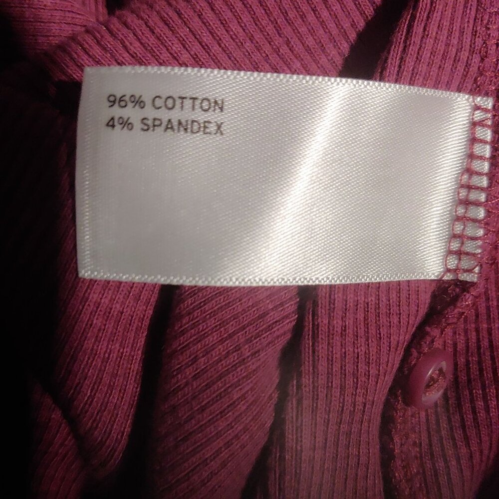 Duluth Ribbed Thermal L-Sleeve Shirt Camping Outdoors Walking Comfy Cranberry M - Picture 6 of 7
